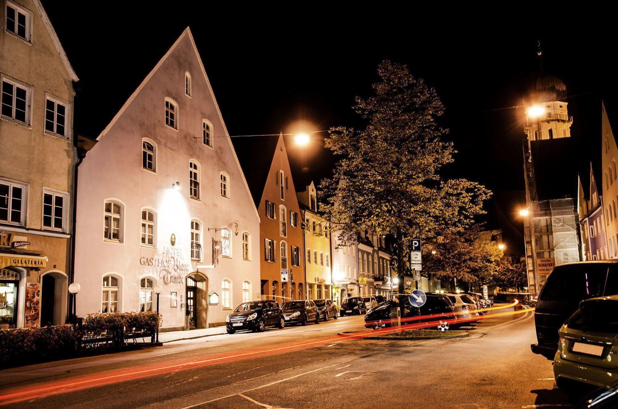Hotel Blaue Traube Schongau Bagian luar foto